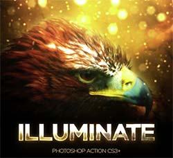 极品PS动作－闪亮光斑(含高清视频教程)：Illuminate Photoshop Action